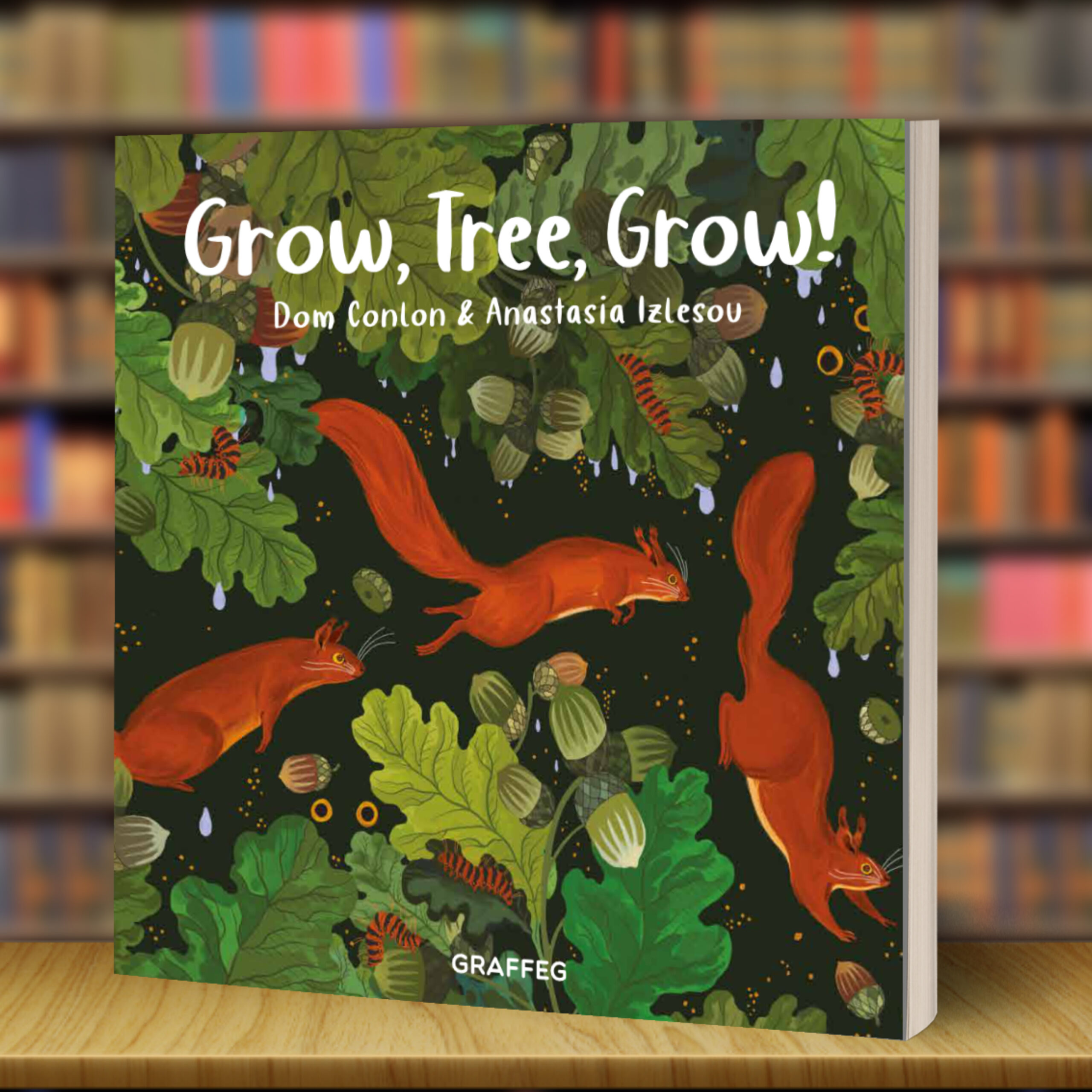 Cover image for Grow Tree Grow by Dom Conlon and Anastasia Izlesou.